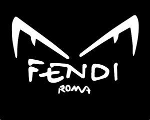 fendi black eyes monster logo vector|fendi logo svg free.